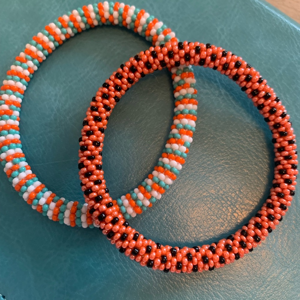 2 beaded bracelets NWOT